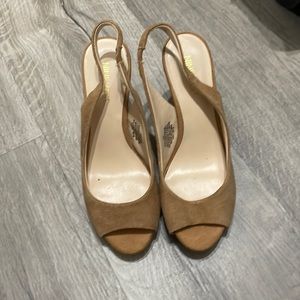 Nine West 5 Suede Slingback Stilettos